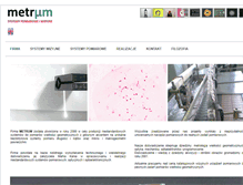Tablet Screenshot of metrum.pl